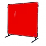 Welding Curtain, Orange red Low-Visability Welding Curtain