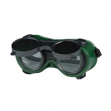G-D11 Series, Round Welding Goggles with Filp Cover, Green