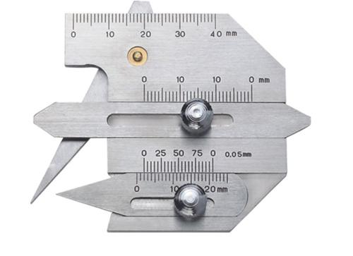 HJC40 Welding Inspection Ruler, Detect Boilers Bridges.Pipes Gage