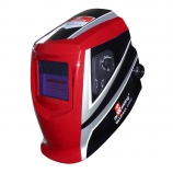 Auto Darkening Welding Helmet, Weldtech 3000 Red