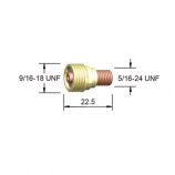 45V Collet Body Gas Lens for SR-9/20/25 TIG Welding