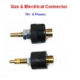 Gas & Electrical Torch Connector for TIG Welding & Plasma Cutting