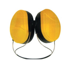 Steel Wire Earmuff, Yellow Color