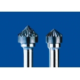 K type Rotary Burrs (90° Cone)