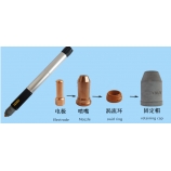 PTM100 electrode, nozzle, retaining cap, swirl ring consumables