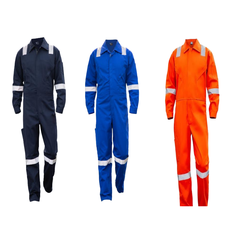 Fire Retardant Coverall Uniform with Reflective Tape