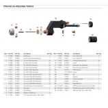 PWH/M 3A WELDING TORCH & Parts, Replacement