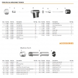 PWH/M 2A WELDING TORCH & Parts, Replacement