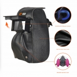 Top-grain cowhide flip-up welding mask