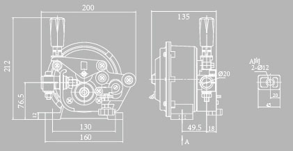 120SN-500A Panasonic type Single Drive Wire Feeder Assembly